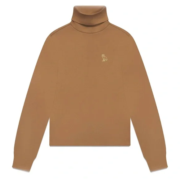 OVO Women’s Long Sleeve Turtleneck Shirt - Picture 1 of 6